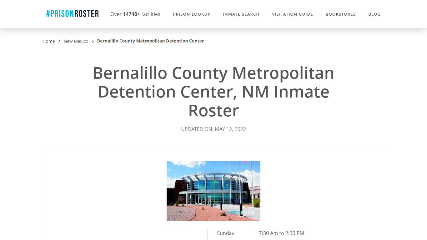 Bernalillo County Metropolitan Detention Center, NM Inmate ...